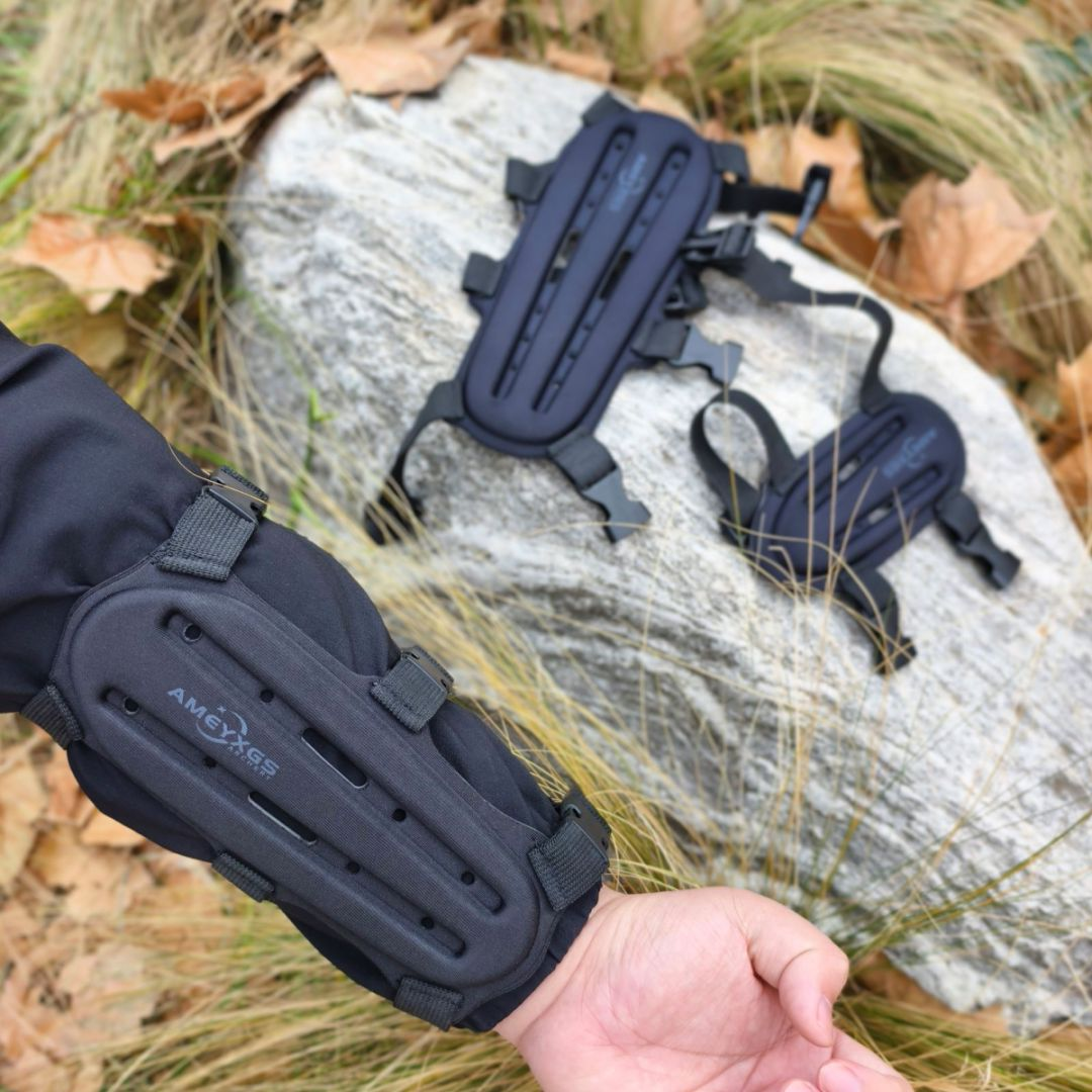 Archery Arm Guard Forearm Protector Adjustable Strap Protective Equipment Hunting